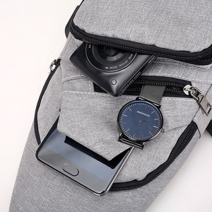Modische Lässige Crossbody-Schultertasche Herren Diagonaler Rucksack Messenger-Handytasche Jungen Brusttasche Polyester Leichtgewicht - Product Image 6
