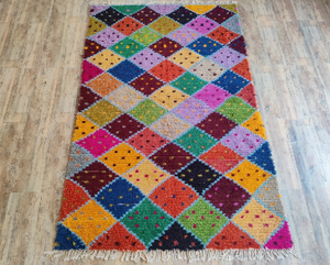 พรมถักมือทำด้วยมือทำด้วยผ้าขนสัตว์แบบถักมือสำหรับห้องนั่งเล่นโรงแรมปรับแต่งขนาดได้ - Product Image 3