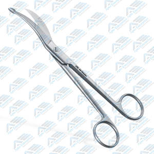 Ciseaux de barrage 18 cm coupe Waldmann gynécologie épi épisiotomie naissance coupe en acier inoxydable de qualité supérieure pour les dentistes - Product Image 6