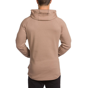 High <b>Tech</b> Quality New Design Men's Pullover Slim Fit Sweatshirt Raglan Sleeve Pocket Hoodies - Product Image 5