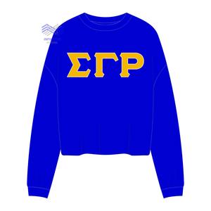 Sigma Gamma Rho Sudadera Mujer Invierno Impreso 100% Algodón Logo Frontal - Product Image 1