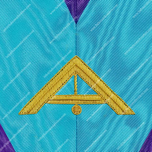 Collier d'officier maçonnique Regalia de Memphis Misraim Rite Accessoire d'église adulte unisexe Regalia de première garde - Product Image 2