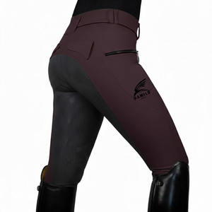Pantalons d'équitation tendance, best-sellers, taille haute, avec grip intégral, pantalons d'équitation pour femmes, collants d'équitation à boutons - Product Image 5