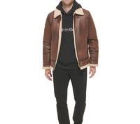 Dernière édition - Veste bomber en cuir d'agneau véritable avec doublure en soie, respirante, idéale pour l'hiver