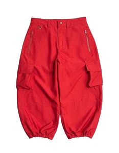 กางเกงบิบสกีและสโนว์บอร์ดแบบหลวมสำหรับฤดูหนาว สีพื้น ไซส์พลัส สำหรับผู้ใหญ่ ระบายอากาศได้ดี กันลม ขนาดใหญ่พิเศษ - Product Image 6