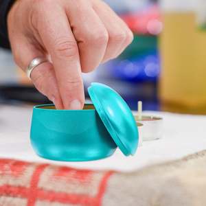 Hot Trending Powder Coated Candle <b>Jars</b> <b>With</b> <b>Lid</b> Stable Base Perfect Home Decor Product Living Room Cafe Tableware Use <b>Jars</b> - Product Image 4