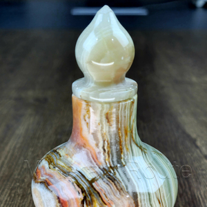 ขวดหินอ่อนสีพื้น แข็งแรง ทนทาน ดีไซน์สวยงาม  กระปุกหินอ่อนหลากสีเขียวคุณภาพสูง สำหรับใช้ในบ้าน ขายดี เป็นมิตรกับสิ่งแวดล้อม - Product Image 3