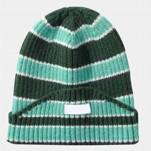 2025 strass tendance Style personnalisé strass hiver tricot jacquard bonnets casquette avec Logo et Design personnalisés - Product Image 3