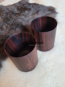 Vidrio de madera para hogares mínimos Vasos naturales Vaso hecho a mano para decoración de comedor o uso diario por Tradebyd - Product Image 6