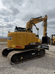 Mini-excavatrice sur chenilles SANY SY80U d'occasion de bonne qualité et à prix abordable, équipement de construction jaune - Product Image 2