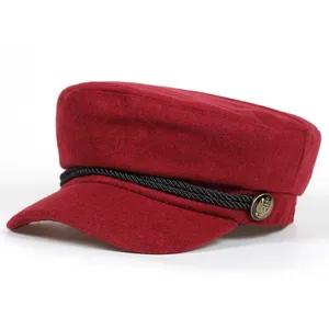 Casquette d'uniforme officielle réglable avec visière personnalisée et tissu tissé pour les institutions - Product Image 4