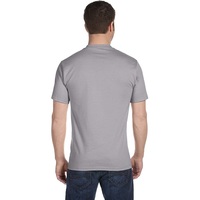 Camiseta de Manga Corta de Alta Calidad y Bajo Precio, Tejida en Spandex/Algodón, de Color Sólido, Corte Ajustado, Cuello Redondo, Estampada y Personalizada para Hombre, Bangladesh