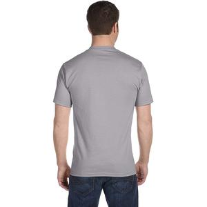 T-shirt personnalisé à manches courtes 100% coton pour hommes du Bangladesh, de haute qualité et pas cher, couleur unie, coupe ajustée, col rond imprimé - Product Image 6