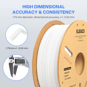 เส้นพลาสติกสำหรับเครื่องพิมพ์สามมิติ ELEGOO 1 กก. PLA Plus ขนาด 1.75 มม. หลากสี รวมถึง ABS PA PP PPS ไนลอน POM T PCL HIPS TPU TG สำหรับการพิมพ์สามมิติ - Product Image 3