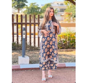 Robe Anarkali indienne pakistanaise de couleur magnifique, Lengha Salwar Kameez, travail manuel, dernière collection pour mariage et soirée, viscose moderne - Product Image 4