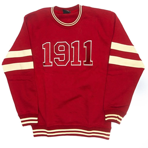 Sweat-shirt en molleton brodé personnalisé pour les sororités et les fraternités 1911 Omega Vente en gros Vie grecque Col rond - Product Image 1