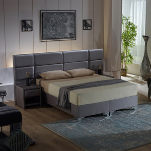 Luxury Bedroom Set with Bed Headboard <b>Mattress</b> Wardrobe Dresser Side Table Bedbase with Storage Boxspring Pocket <b>Spring</b> <b>Mattress</b> - Product Image 5