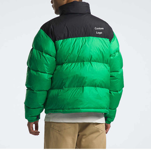 Venta al por mayor 90 White Duck Down North Outwear Face Jacket Diseño personalizado Abrigo de mujer Bolsillos Satin Lined Puffer Jacket para hombres - Product Image 2