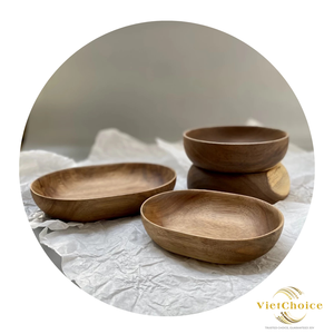 Viet Choice Bols en bois d'acacia jetables personnalisables en gros Prix compétitif pour des occasions de fête durables - Product Image 6