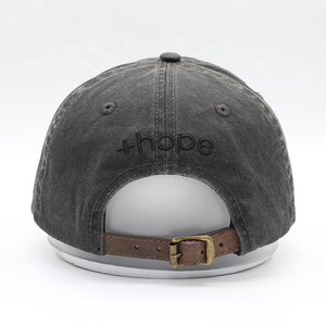 Lavado ácido personalizado algodón 2 tonos 6 paneles 3D bordado personalizado gorras de béisbol logotipo personalizado sombrero de béisbol desgastado para hombres - Product Image 5