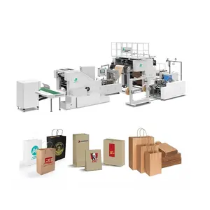 Kraft Eco-Friendly Biodegradable Bag Paper Product Making Machinery With Plastic Window