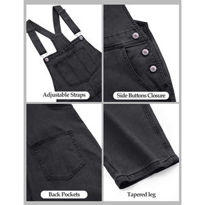 Custom OEM <b>Design</b> Women Working Bib Pants Overall New Fashion Casual Wear Costume Cargo Suit Bib Overalls Car Washer Suit - Product Image 3