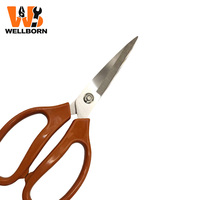 Forbici Multiuso di Grado Industriale - Forbici Multifunzionali da Cucina e Artigianato con Bordo Seghettato in Acciaio Inossidabile Resistente