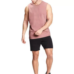 Camiseta Deportiva para Hombre al por Mayor, Ropa Deportiva para Correr, Gimnasio, Fitness, Camiseta sin Mangas para Hombre en Venta, Precio Económico Personalizado OEM ODM - Product Image 5