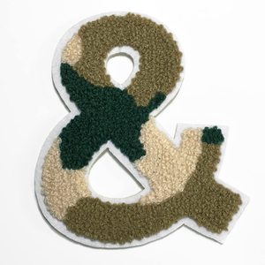 Nuevo diseño bordado día brillo sarga tela Chenille letras parches hierro en fútbol americano Chenille parches para ropa - Product Image 3