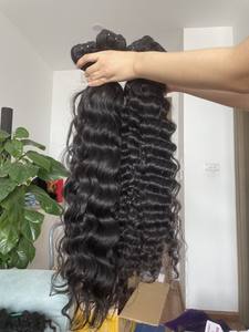 Cabello humano rizado Afro para mujeres negras, cabello rizado Afro, ondulado profundo, rizado profundo, venta al por mayor - Product Image 6