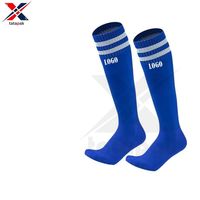 Chaussettes de sport décontractées en polyester tricoté respirant et doux pour hommes, antidérapantes, pour le football, hiver, ODM, mi-hautes, imprimées numériquement