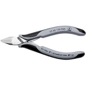 กรรไกรตัดด้านข้าง Knipex ESD สำหรับงานอิเล็กทรอนิกส์ แบบปลายแหลม ไม่มีหน้าตัด - Product Image 1
