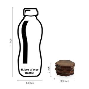 Juego de Posavasos de Madera Ecológicos de Estilo Bohemio Resistentes al Calor, Posavasos Artesanales para Bebidas para el Hogar, Oficina, Escritorio, Precio al por Mayor - Product Image 6