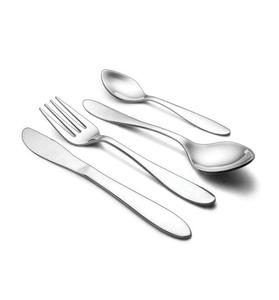 Juego de Cubiertos de acero inoxidable con acabado plateado pulido con espejo elegante Diseñado para impresionar con cada uso - Product Image 6