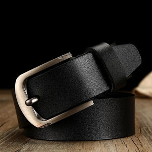 Cinturón Casual de Cuero Vacuno de Alta Calidad al por Mayor para Hombre con Hebilla de Acero de Diseño Personalizado, Impermeable y Duradero, con Logotipo Personalizado - Product Image 2