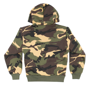 OEM logotipo personalizado de alta calidad de algodón de poliéster elegante Streetwear de los hombres de camuflaje de invierno sudaderas con capucha de talla grande esencial gran oferta - Product Image 4