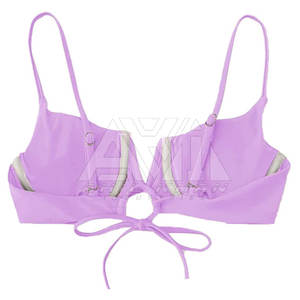 Conjunto de Bikini para Mujer al por Mayor, Alta Calidad, Spandex/Poliéster, Transpirable, Secado Rápido, Colores Personalizados, Diseño Profesional Frontal - Product Image 6