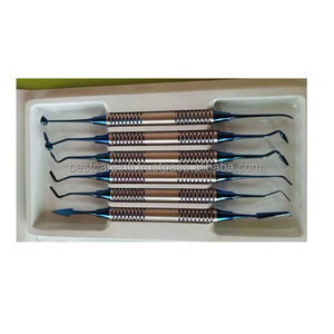 ชุดเครื่องมืออุดฟันคอมโพสิตสำหรับการผ่าตัด 6 ชิ้น ชุดอุปกรณ์คอมโพสิต ชุดอุปกรณ์อุดฟันคอมโพสิตไทเทเนียมสำหรับทันตกรรม - Product Image 1