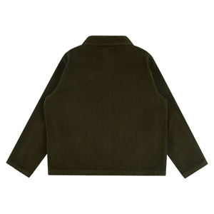 2025 rue mode velours côtelé manteaux pour dames filles sur mesure vente chaude à la mode vestes fourrure doublure tourner coton imprimé - Product Image 3