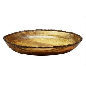 Écorce Antique Bols Ronds Ensemble De 3 au Meilleur Prix à Moradabad Écorce Effet Bois Écorce Vente Chaude Produit Mango Bois Décoratif - Product Image 2