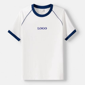 Logotipo personalizado 100% algodón Boxy Fit camisetas en blanco para hombres 2025 manga corta de alta calidad con cuello redondo Camiseta para hombres comodidad - Product Image 5