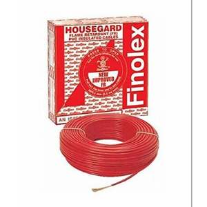 Cables eléctricos aislados de PVC Finolex 90m Longitud del rollo 1 Sqmm Tamaño del cable - Product Image 2