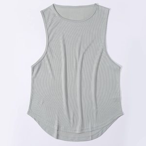 Accepter les fabricants de tissus personnalisés Luxe 100% Polyester Logo uni lourd personnalisé O Neck Blank Top Oversize - Product Image 4