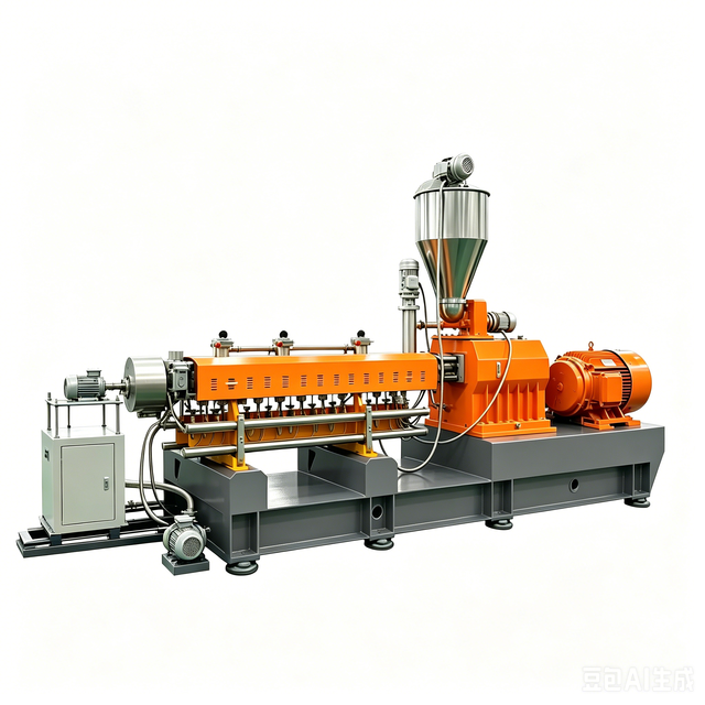 Plastic Recycling Granulator Low Noise PLC Plastic Extruder Machine High Production Capacity Pellet Making