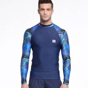 ชุดป้องกันผดผื่นสำหรับผู้ชายชุดฝึก MMA แบบรัดรูปพร้อมพิมพ์โลโก้ตามสั่ง - Product Image 2