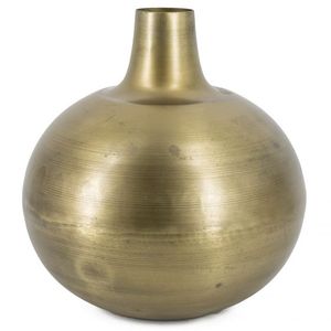 Superbe vase à fleurs en métal d'aspect vintage avec une belle finition antique artisanale parfaite pour les décorations d'intérieur sophistiquées - Product Image 1