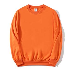 Sudadera Lisa francesa de felpa con cuello redondo personalizada para hombre, venta al por mayor, manga larga transpirable ecológica, uso de otoño bordado - Product Image 6