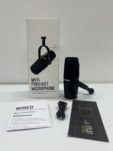 Microphone dynamique hybride <span class=keywords><strong>MV7</strong></span>+ XLR/USB avec commandes tactiles, compatibilité DSP et application, construction métallique légère pour podcasting - Product Image 3