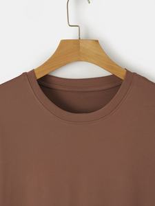 Venta al por mayor de camisetas de alta calidad cuello redondo hombres camiseta personalizada para hombres de alta calidad ropa de hombre en blanco de gran tamaño 100% algodón - Product Image 2