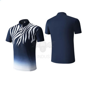 Camiseta de polo deportiva de manga corta de poliéster 100% para hombre al por mayor, camiseta sublimada ecológica con patrón sólido de punto Fab - Product Image 3